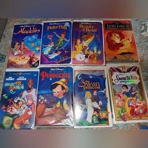 Collectable Disney VHS tapes all different kinds black diamond 15 each